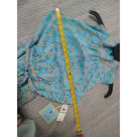 Cece High Neck High Low Ruffled Sleeveless Dress Sz 8 Boho Feminine Cottage Core - Picture 7 of 9